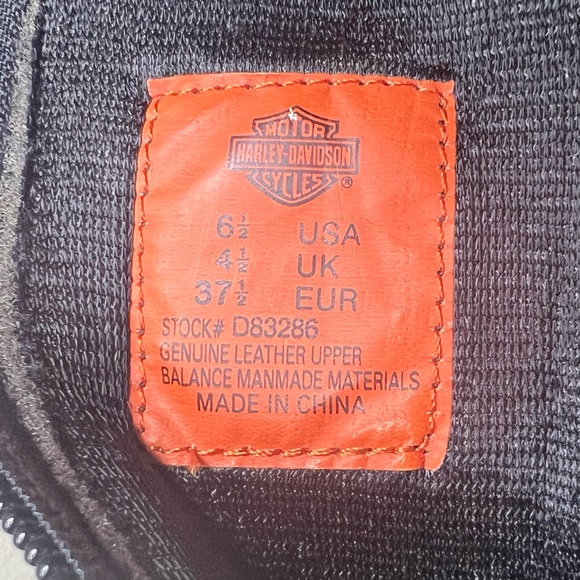 Harley-Davidson Leather Studded Biker Boots Size 6.5 - Picture 8 of 10